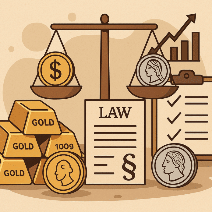 rechtlichen Grundlagen beim Edelmetallhandel rechtlichen Grundlagen beim Edelmetallhandel