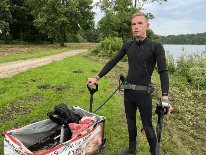 Patrik von SchatzsucheTV im Einsatz Patrik von SchatzsucheTV im Einsatz