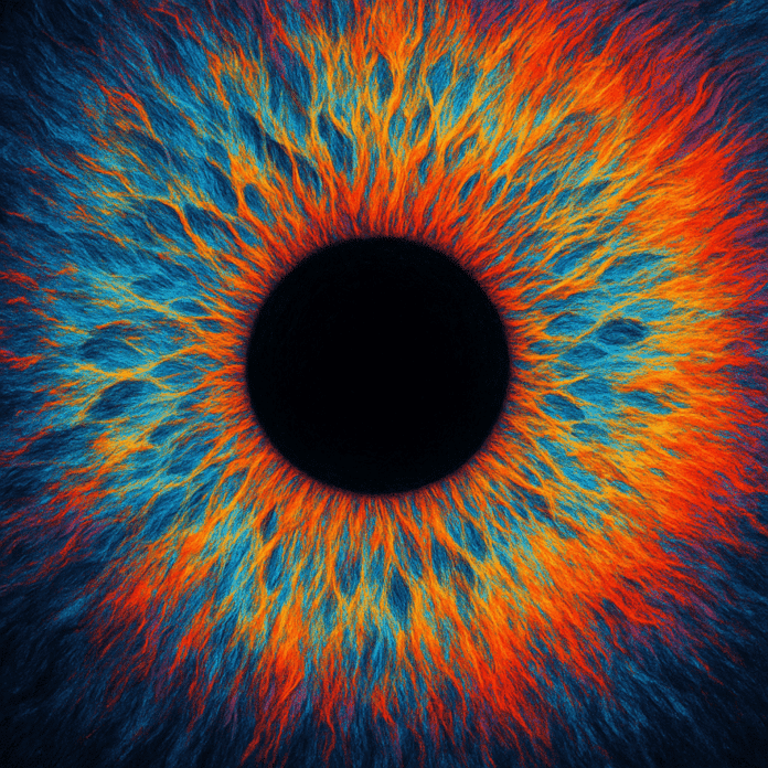 Bunter Blick in die Iris Bunter Blick in die Iris