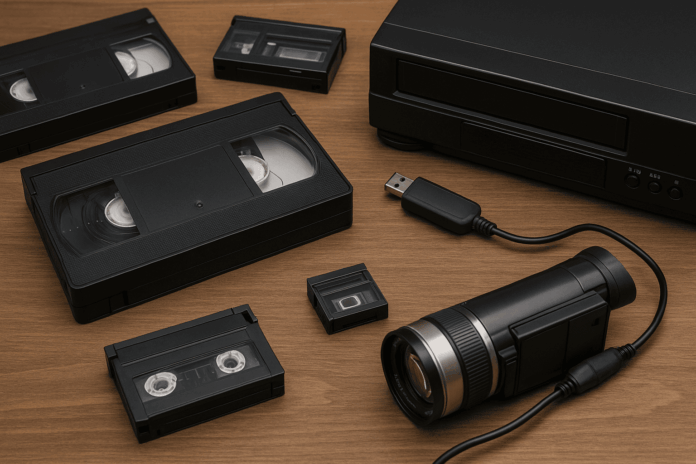 Videokassetten wie VHS, Hi8 und MiniDV rechtssicher digitalisieren Videokassetten wie VHS, Hi8 und MiniDV rechtssicher digitalisieren